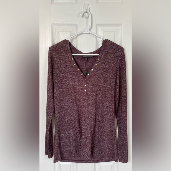 NWT Dynamite Long Sleeve Bodycon Tunique with Snaps - Picture 1 of 6